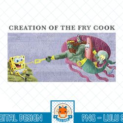 spongebob squarepants creation of the fry cook t-shirt.png