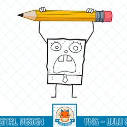 spongebob squarepants doodlebob pencil rage t-shirt.png