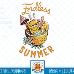 spongebob squarepants endless summer pineapple drink t-shirt.png
