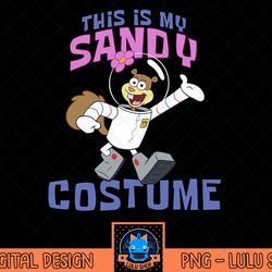 spongebob squarepants halloween this is my sandy costume t-shirt.png