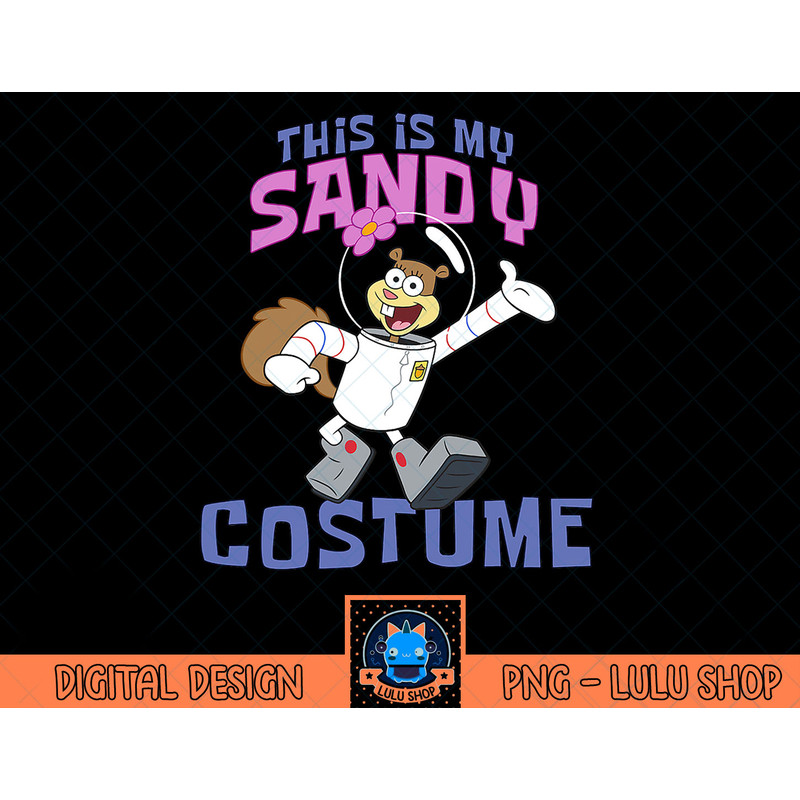 SpongeBob SquarePants Halloween This Is My Sandy Costume T-Shirt copy.jpg