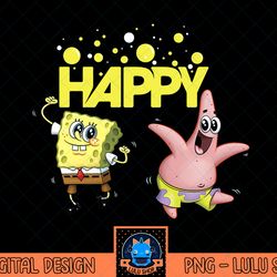 spongebob squarepants happy dancing spongebob and patrick t-shirt.png