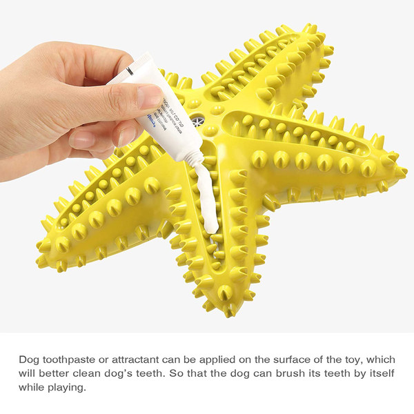Star Fish Style Dog Teeth Clean Rubber Chew Toys (13).jpg