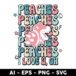 peaches peaches peaches png, super mario png, mario png, super mario bros png, mario kart png - digital file
