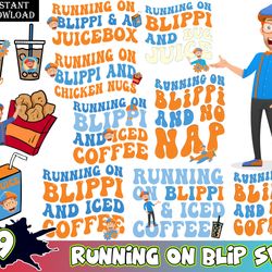 Bundle Running On Blip And No Naps Png Bundle, Trend Cartoon Png, Running On Juicebox Chicken Nuggets Png