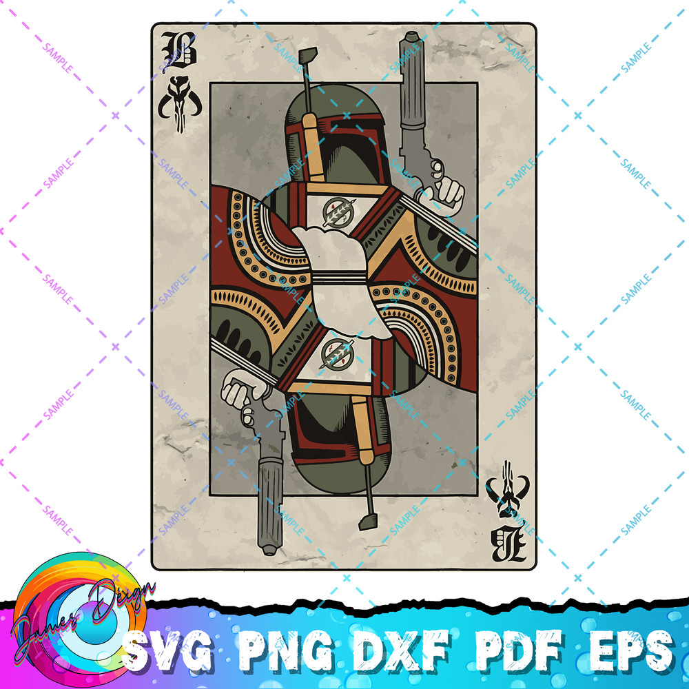 Star Wars Boba Fett Bounty Hunter Playing Card T-Shirt copy.jpg