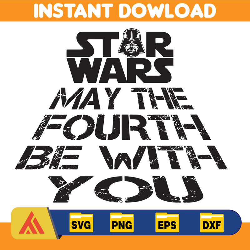 May The Fourth Be With You Svg, Family Trip 2023 Svg, Vacay Mode Svg, Magical Kingdom, Family Vacation Svg, 4th Be With You, File For Cricut.jpg
