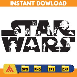 star wars svg ears clipart silhouette , vector file , star svg wars the mandalorian, cut file cricut, silhouette