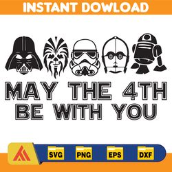 may the 4th be with you svg, family trip 2023 svg, vacay mode svg, magical kingdom, family vacation svg, fourth be with
