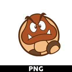 goomba png, mario png, super mario png, mario bros png, super mario bros png, mario kart png - digital file