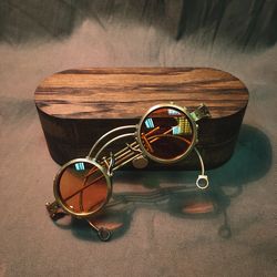Steampunk goggles "Amber"