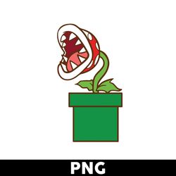 monster flower png, mario png, super mario png, mario bros png, super mario bros png, mario kart png - digital file