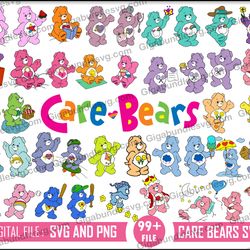 Care Bear Svg Bundle, Care Bear Svg, Care Bear Png, Care Bear Dxf, Care Bear eps, Care Bear Clipart