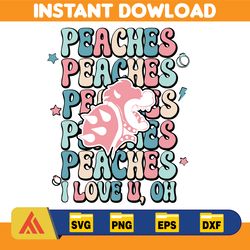 peaches peaches peaches png, for sublimation and transfer peaches bowser song mario