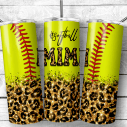 softball mimi 20 oz skinny tumbler
