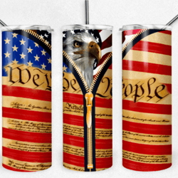 we the people skinny tumbler sublimation