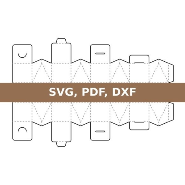 Sphere Box Template, Box Template SVG, SVG Files, SVG, Cricu | Inspire ...