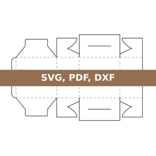 Box File Svs Shipping Box Template, Box Template SVG, SVG Files, SVG, Cri | Inspire ...