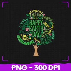happy earth day 2023 png, cute tree drawing png, sublimation, png files, sublimation png, png, digital download