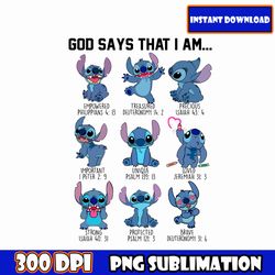 isney stitch shirt, stitch blue dog shirt, god says that i am shirt, lilo and stitch shirt, disney family vacation shirt