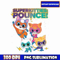 superkitties bundle, mega hero kitties super cats brave svg eps dxf png, cricut , file cut , digital download ,insta