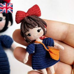 Kiki doll amigurumi crochet pattern English PDF