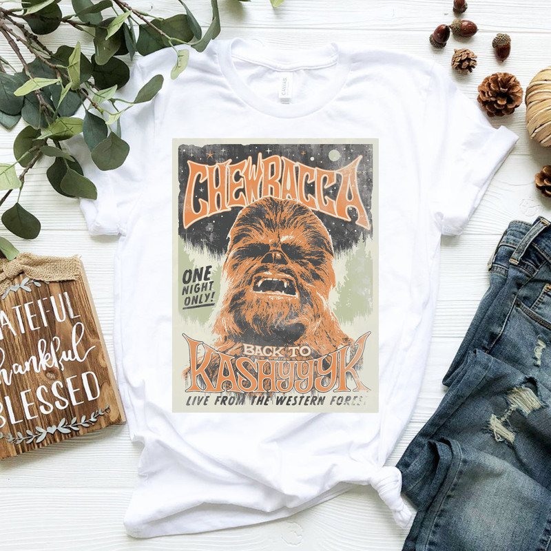 Star Wars Chewbacca Back To Kashyyyk Vintage Concert T-Shirt.png