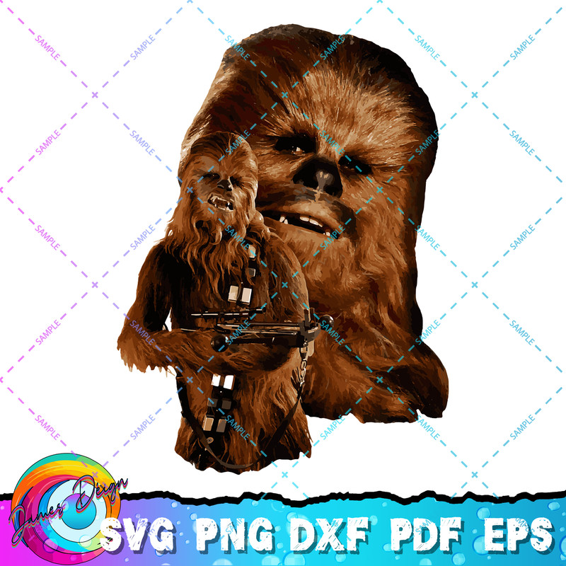 Star Wars Chewbacca Collage Logo T-Shirt copy.jpg
