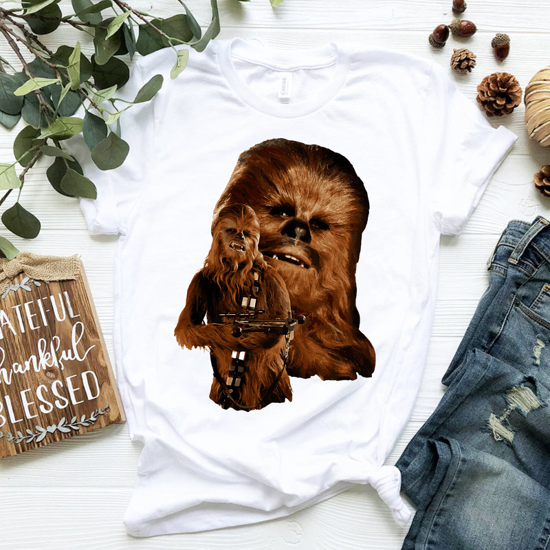 Star Wars Chewbacca Collage Logo T-Shirt.png