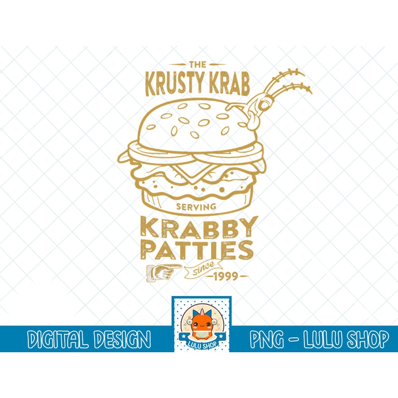 SpongeBob SquarePants Krusty Krab Krabby Patties Ad T-Shirt copy.jpg