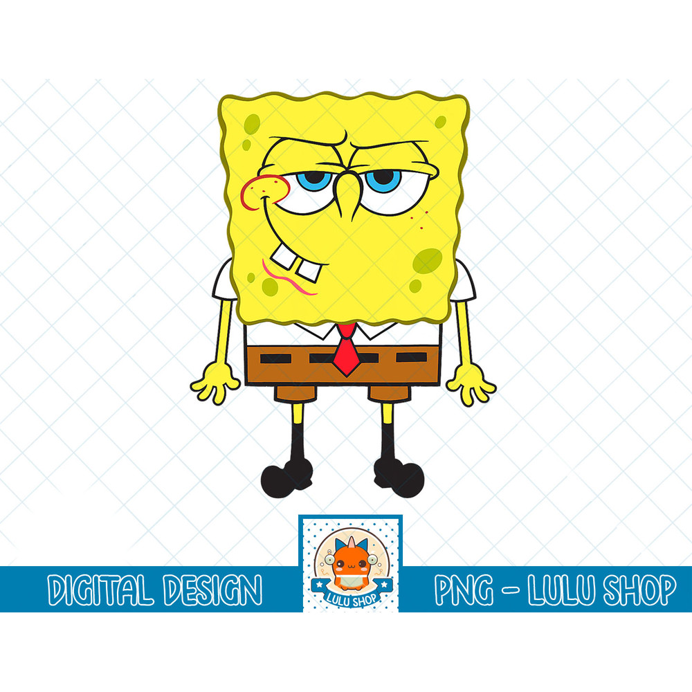 Spongebob SquarePants Large Character With Smirk T-Shirt copy.jpg