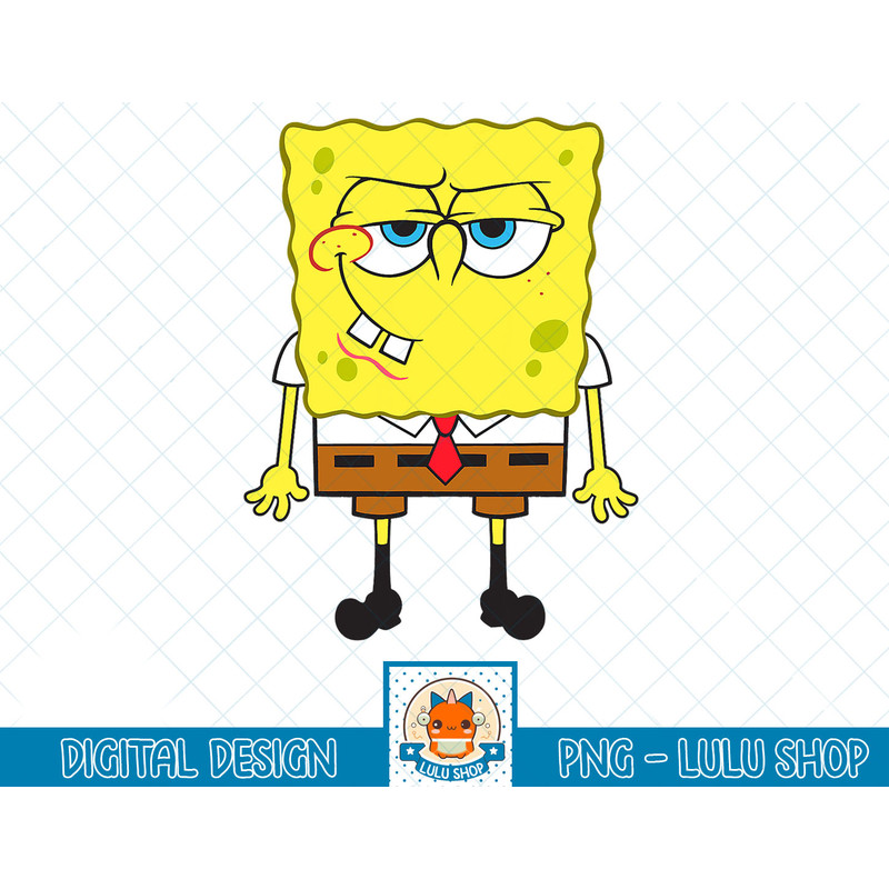 Spongebob SquarePants Large Character With Smirk T-Shirt copy.jpg