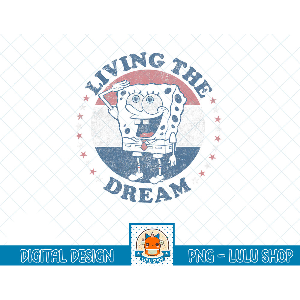 SpongeBob SquarePants Living The Dream T-Shirt copy.jpg