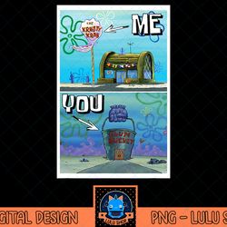 spongebob squarepants me vs you t- shirts.png