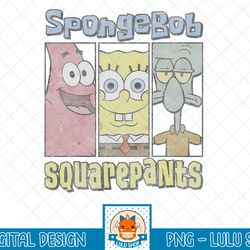 spongebob squarepants patrick & squidward panels t-shirt.png