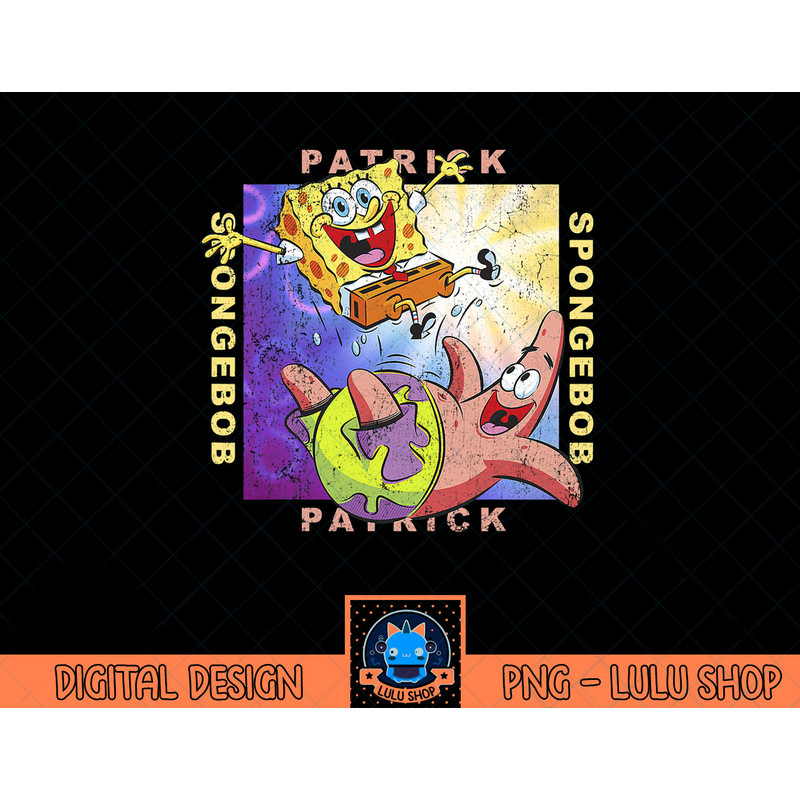 SpongeBob SquarePants Patrick And SpongeBob Box Up T-Shirt copy.jpg