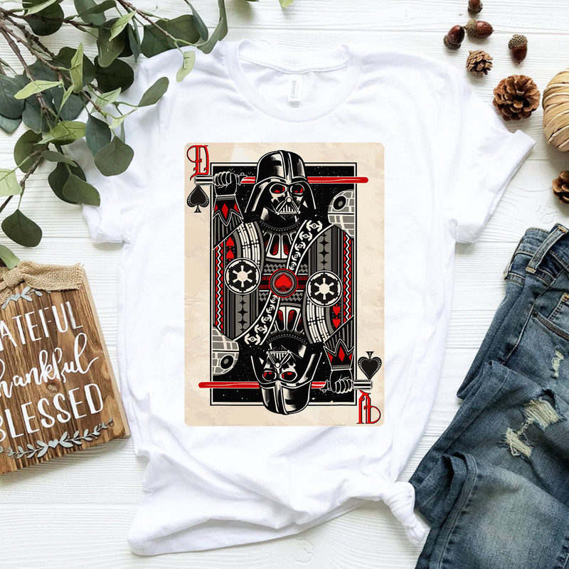 Star Wars Darth Vader King of Spades Playing Card T-Shirt.png