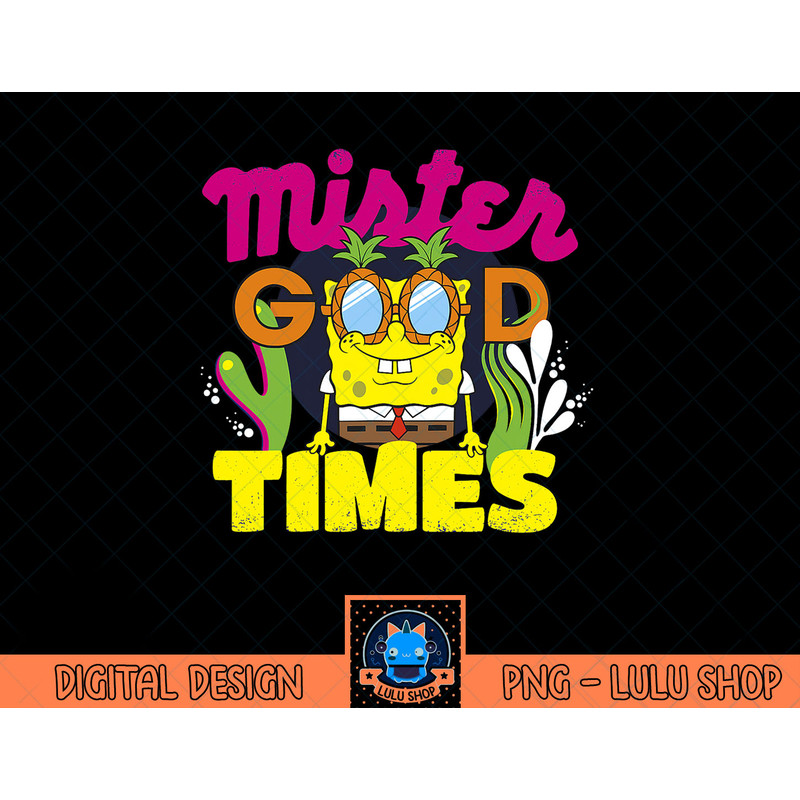 SpongeBob SquarePants Pineapple Summer Mister Good Times T-Shirt copy.jpg