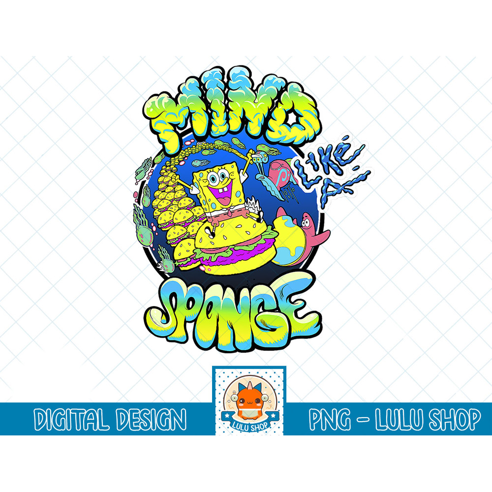 SpongeBob SquarePants Psychedelic Sponge T-Shirt copy.jpg