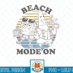 spongebob squarepants retro beach mode on t-shirt.png
