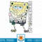 SpongeBob SquarePants Retro Graphic Print SpongeBob T-Shirt copy.jpg