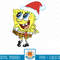 SpongeBob SquarePants Santa Hat Dreaming Of Christmas T-Shirt copy.jpg