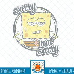 spongebob squarepants sorry not sorry sass premium t-shirt.png