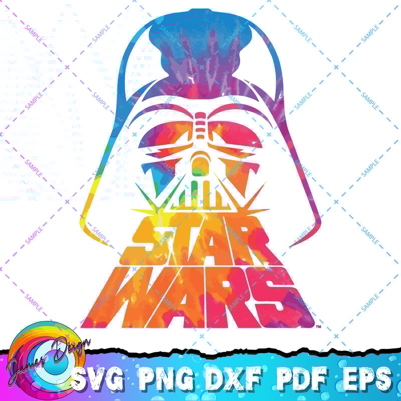 Star Wars Darth Vader Tie Dye Helmet Graphic T-Shirt Z1 T-Shirt copy.jpg