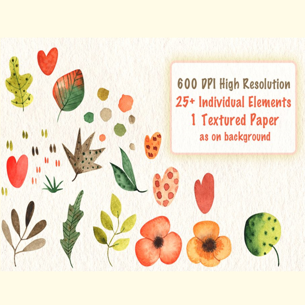 Happy Foxes Watercolor Collection_ 3.jpg