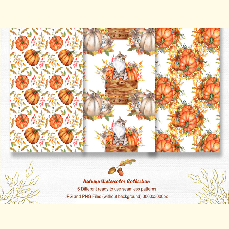 Watercolor Autumn Cat Collection_ 8.jpg