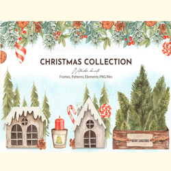 Watercolor Christmas Collection