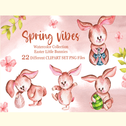 watercolor easterllustrations collection