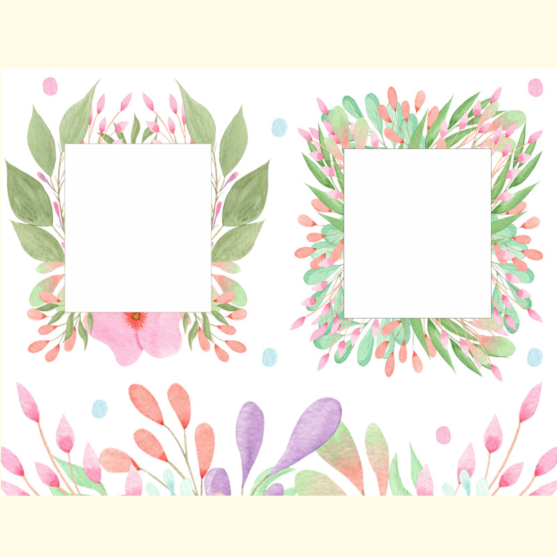 Watercolor Flowers and Leaves_ 1.jpg