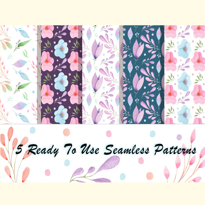 Watercolor Flowers and Leaves_ 3.jpg